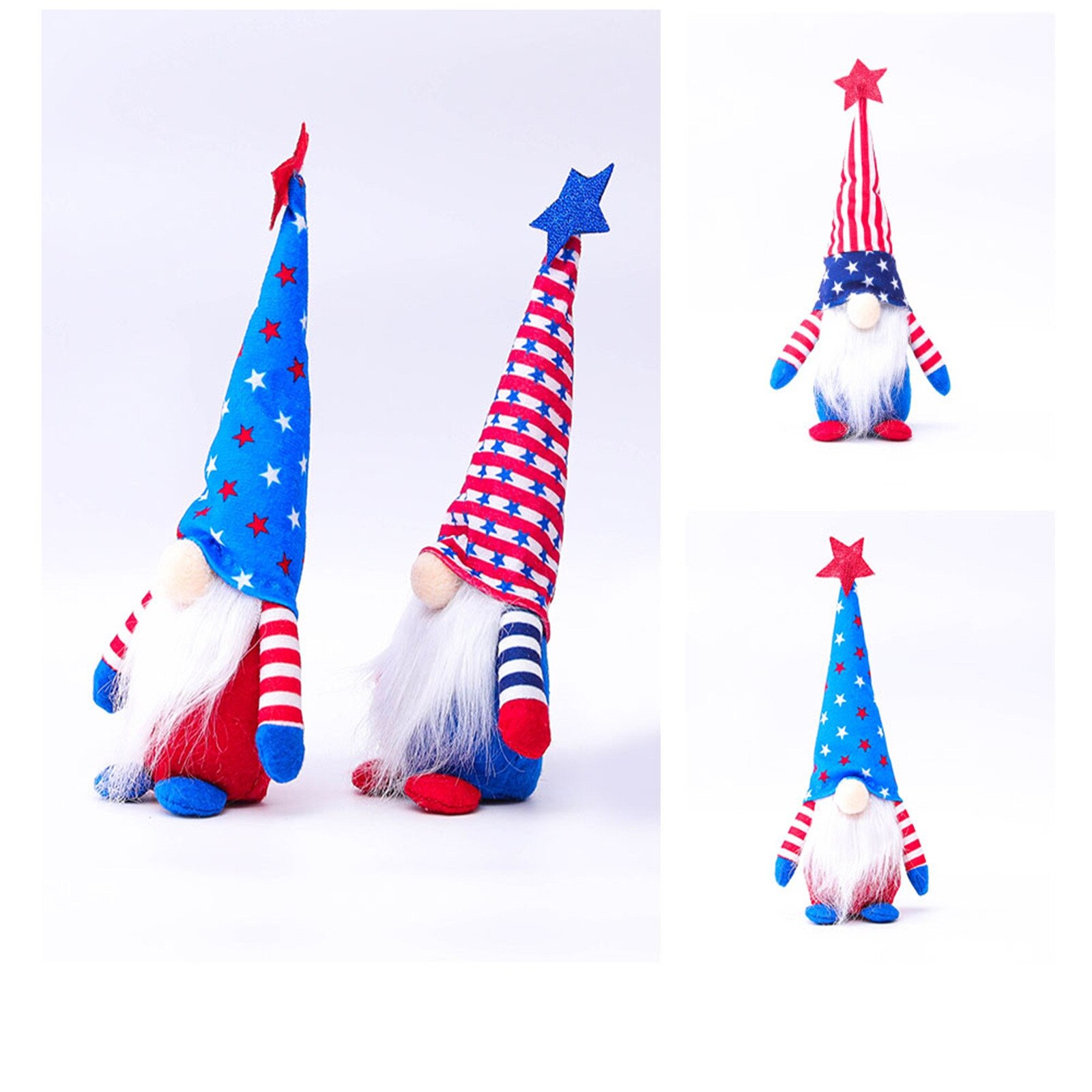 Leuke Baard Dwerg Patriottische Gnome Pop Dwerg Pl... – Grandado