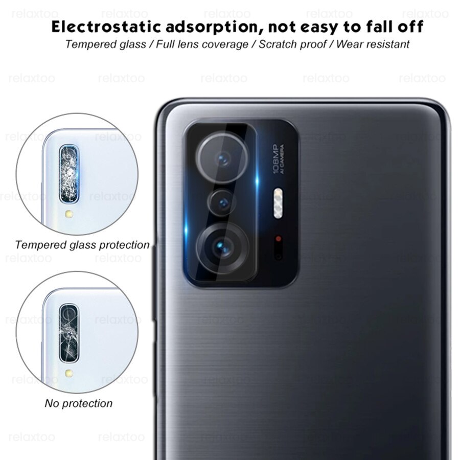 3D Gebogen Camera Lens Protector Glas Voor Xiaomi Mi11T Mi 11T Pro 5G Back Lens Beschermende Glas Case xiaomi11T Xiomi Xiaomi 11T