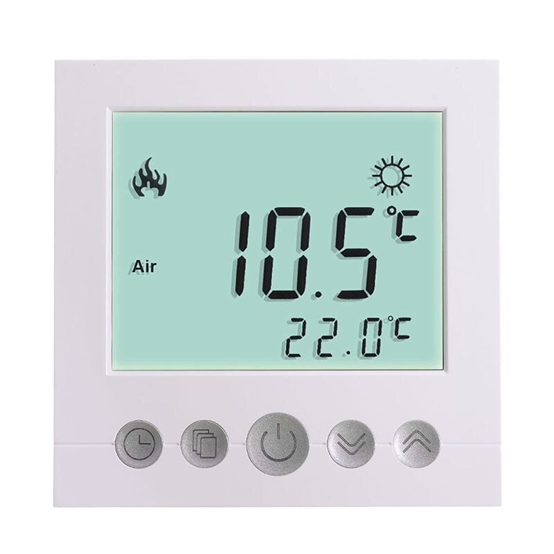 LCD Digital Room Thermostat Floor Sensor Thermostat Underfloor Heating 230VAC 16A Temperature Controller Instrument