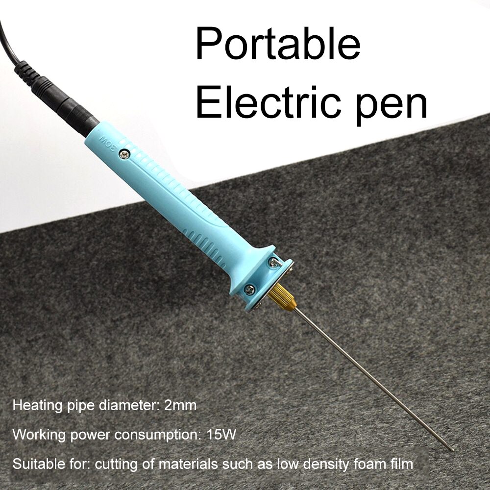 Máquina cortadora de espuma eléctrica portátil, cortador de espuma de poliestireno de 15W y 10CM, herramientas de corte de espuma de poliestireno, artesanía DIY