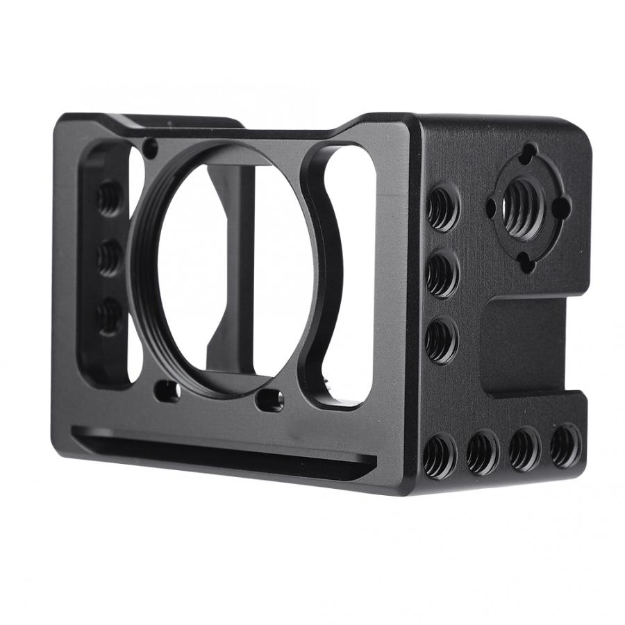 Beschermende Aluminium Camera Cage Mount voor Sony RX0 II met Meerdere 1/4 Inch Schroefdraad