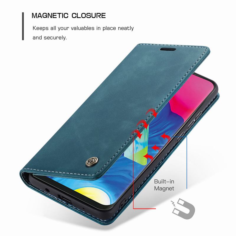 Leather Case For Samsung Galaxy A10 A 10 Magnetic Flip Cover Luxury Wallet Card Holder Phone Protector For Samsung A10 Shell