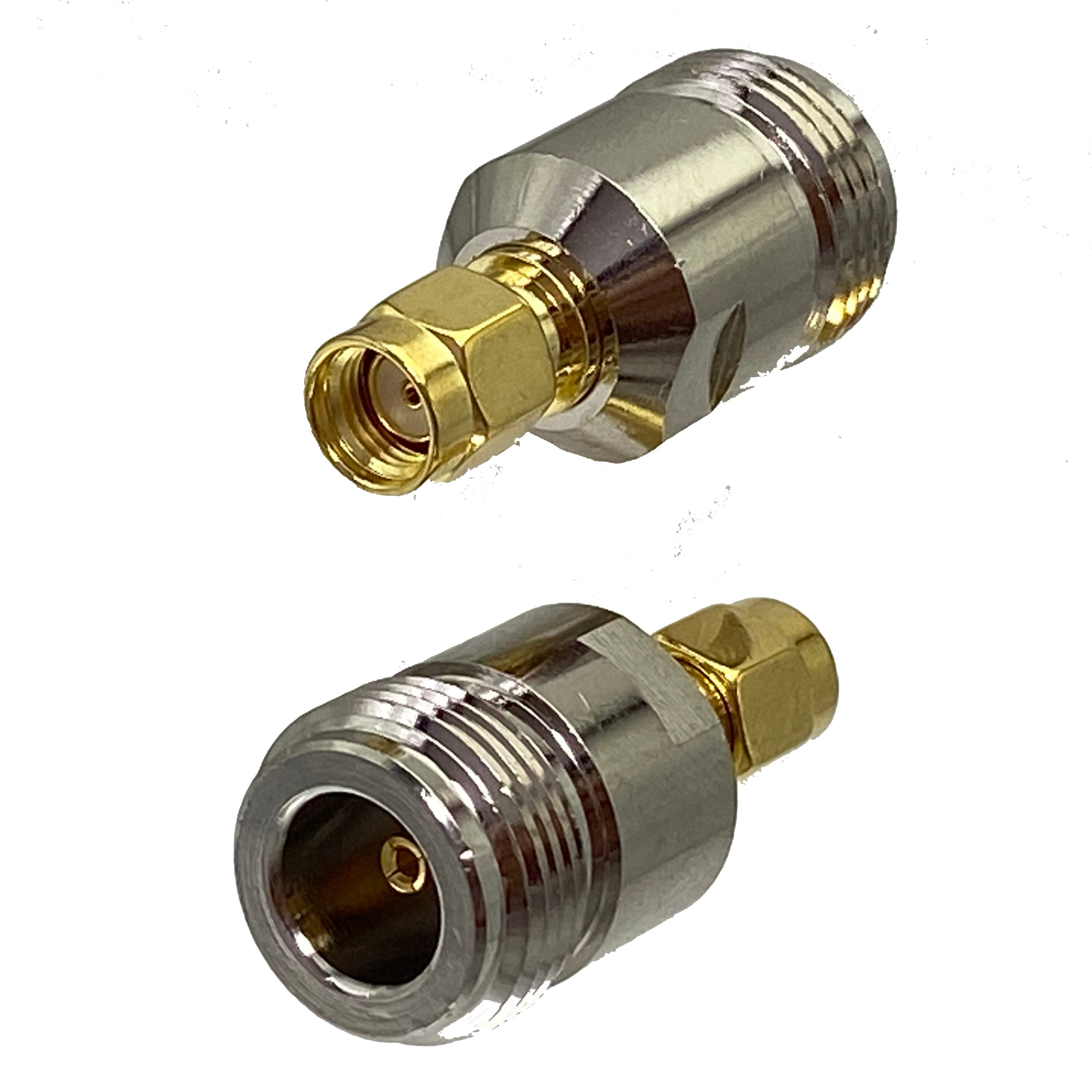 1pcs Connector Adapter N to SMA RP SMA Flange &amp; Bulkhead Male Plug &amp; Female Jack Wire Terminal RF Coaxial Converter: Type 9---1pcs