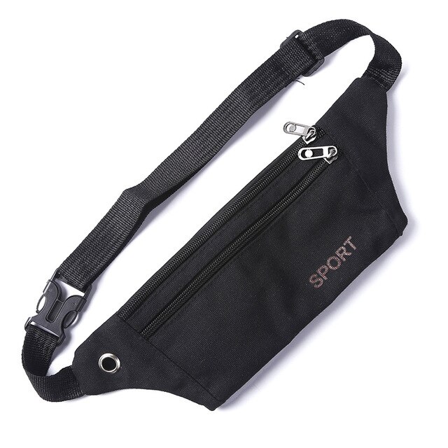 lässig Leinwand Taille Tasche: BAOK6