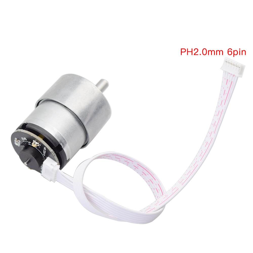 12V 330rpm High Torque DC Motor with Hall Encoder for Speed feedback Self-balancing Robot Car Chassis Mecanum Wheel Parts