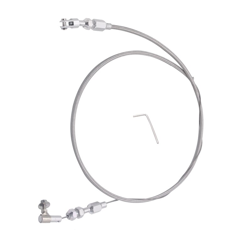 36 Inch Throttle Cable Braided Stainless Steel Universal Accelerator for Mopar Ford GM Chevrolet: Default Title