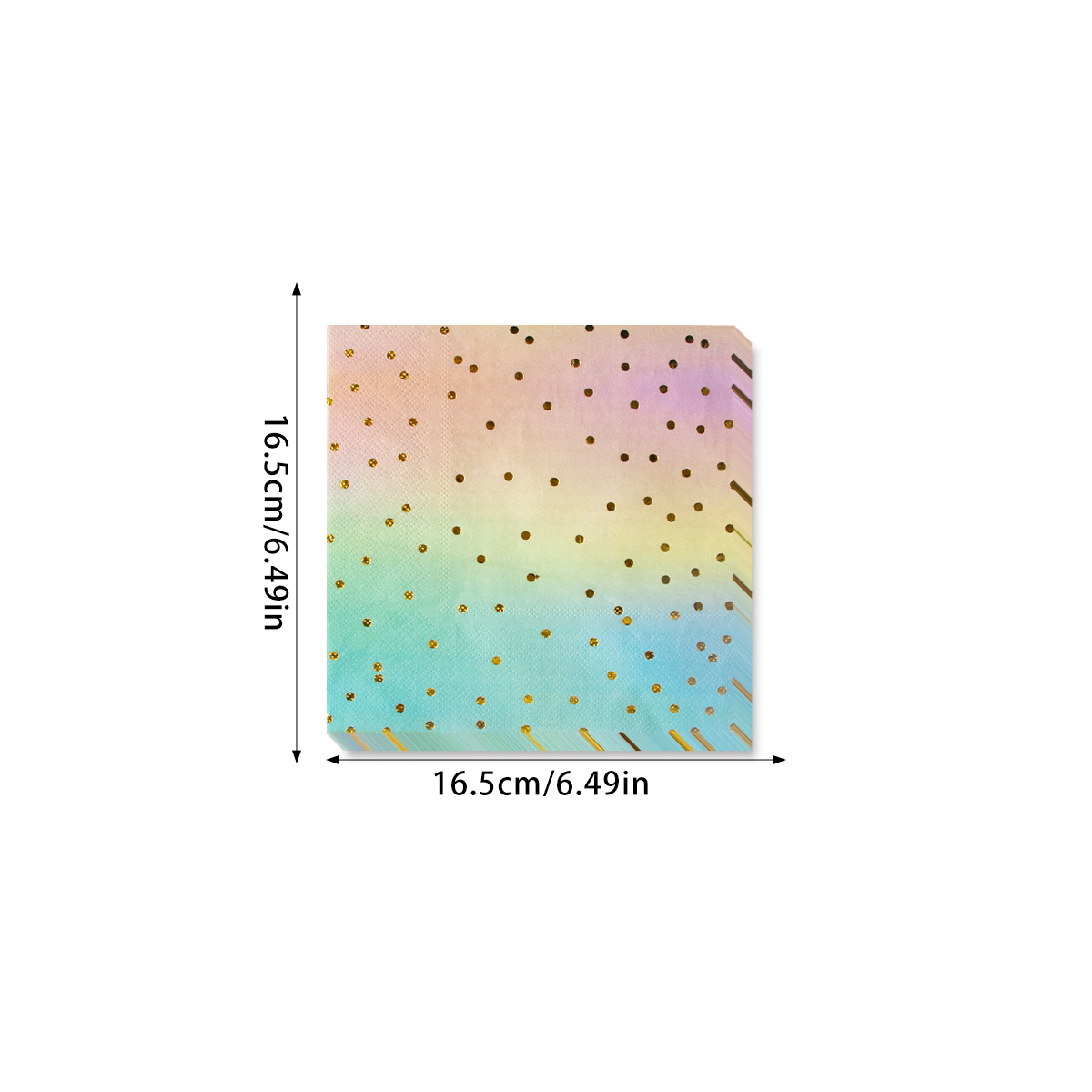 Pastelowa tęczowa impreza urodzinowa jednorazowa zastawa stołowa złota kropka tęczowy gradientowy papierowy talerz kubek serwetka urodziny materiały ślubne: zielone światło