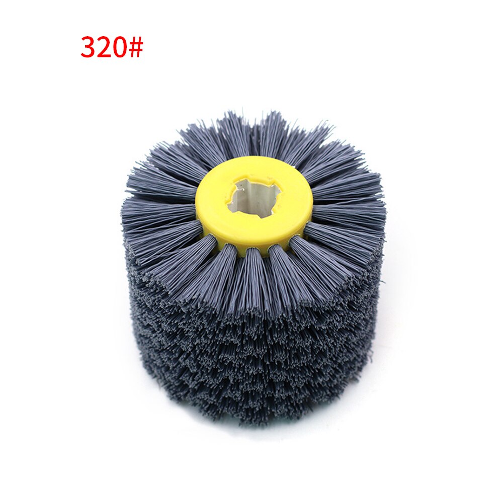 Nylon Abrasive Wire Drum Polishing Wheel Electric Brush For Woodworking Metalworking P80/120/180/240/320/600: 320 Mesh