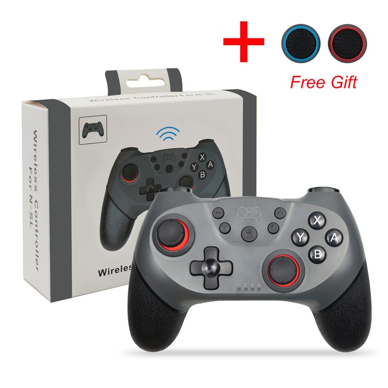 Senza fili di Bluetooth Gamepad Per Nintendo Interruttore Pro NS-Interruttore Pro Controller di Gioco joystick Per Nintend Console con 6 -assi Maniglia: SILVER