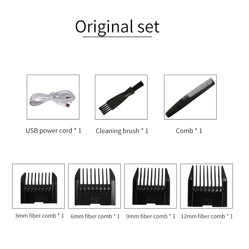Neue Elektrische Haar Trimmer Haar Clipper Baby Kinder Erwachsene Spezielle Keramik Cutter Kopf Clipper Stumm Tragbare Wiederaufladbare