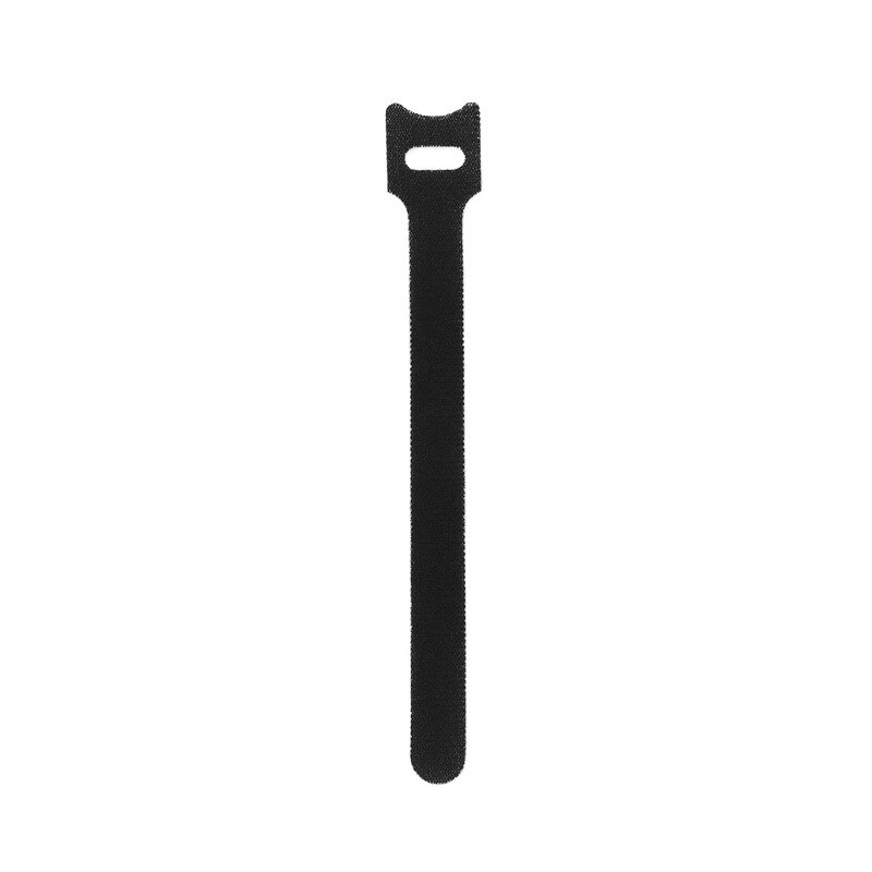 30pcs Reusable Cable Ties Cord Nylon Strap Hook Loop Tidy Organiser Tool Tidy Hook T-type Velcro Cable Tie 1.2x20cm Multi-color: Black