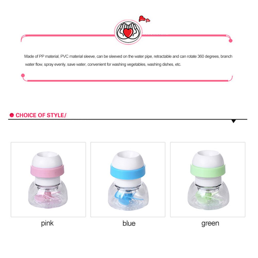 Adjustable Water Tap Extension Filter Shower Water Tap Bathroom Expansion Filter Shower Faucet Bathroom Water Filter