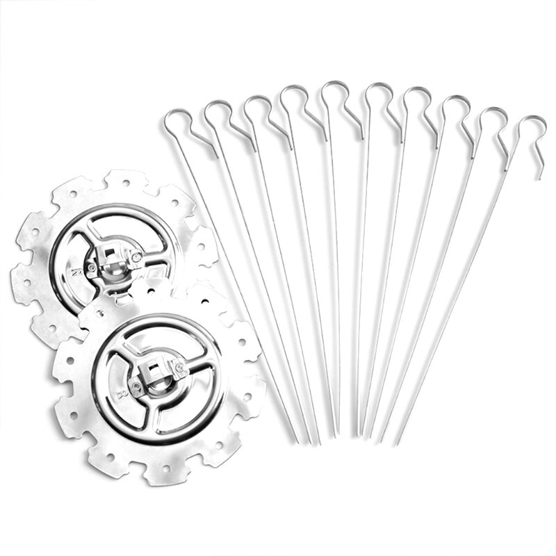 Roestvrij Staal Gegrilde Kooi Bbq Koffiebrander Barbecue Kebab Maker Vlees Spies Machine Bbq Grill Keuken Lucht Friteuse Accessorie