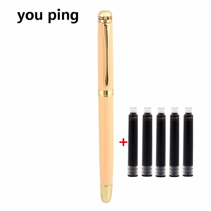 7050 Color School Office Supplies Stationery Fine Fountain Pen: green