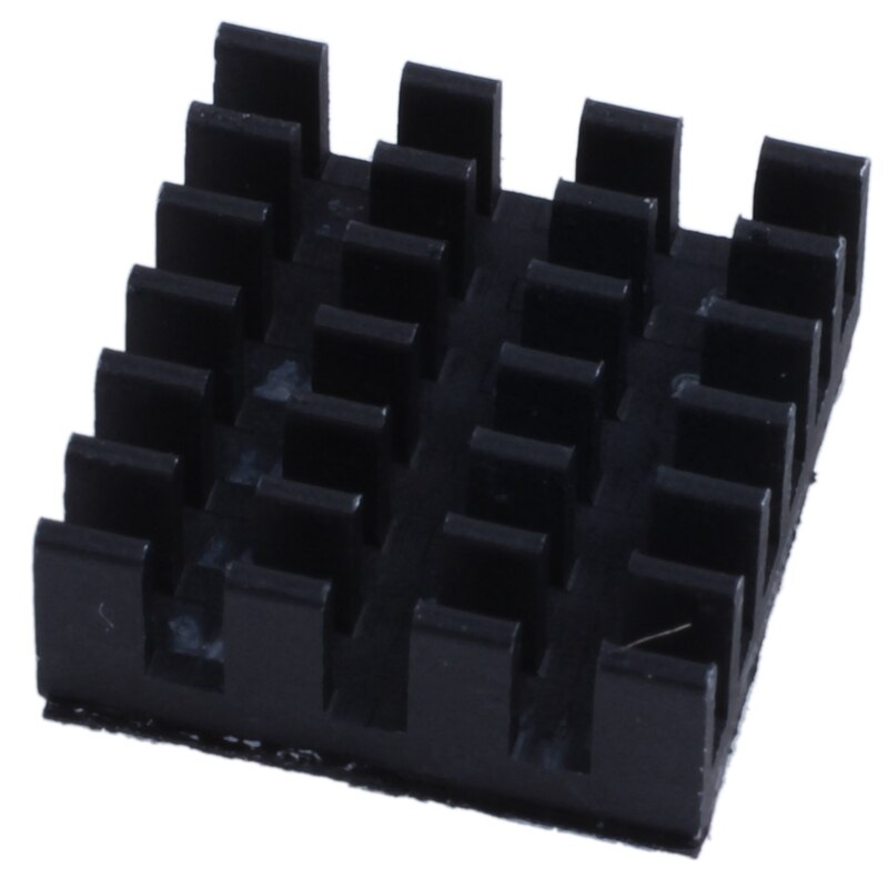 10 Stuks Zwart Aluminium Heatsink Cooler Cooling Kit Voor Raspberry Pi 3,Pi 2,Pi Model B +