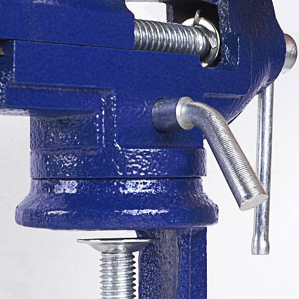 360 Degree Rotate Work Bench Vice Table Vise Heavy Duty Swivel Base Workshop Clamp Durable Jaw Bench Clamp Hand Tool