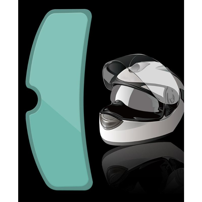 Universele motorhelm met volledig frame, regenbestendig en anti-condensfolie, helmlenspatch