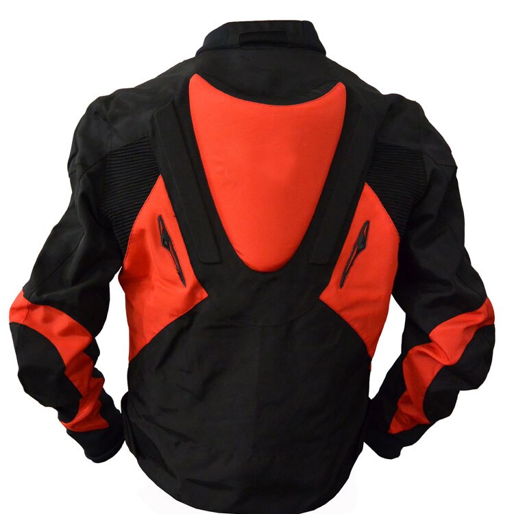 Motorcycle Black Jacket Motocross MTB Bike Off-road Motorbike Scooter Jackets With Protector