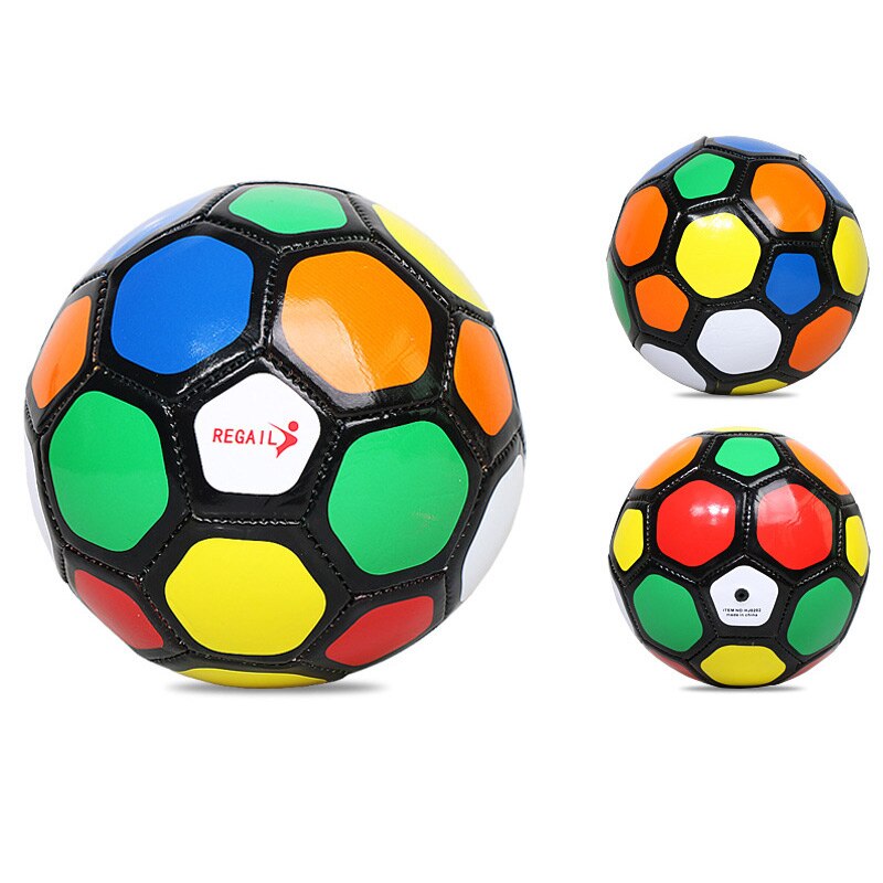 Size 2 Kids Football Soccer Ball Inflatable Training Balls for Children Outdoor Play Kid Sport Match Watermelon Pattern