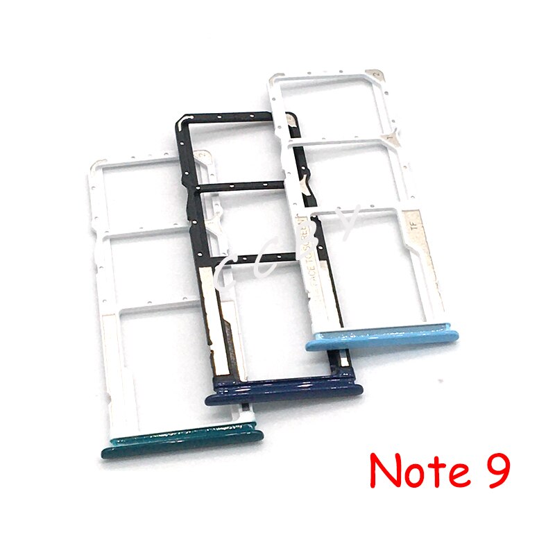 10 st för xiaomi redmi note 9 pro 9s sim-kortfackplatshållare reservdelar