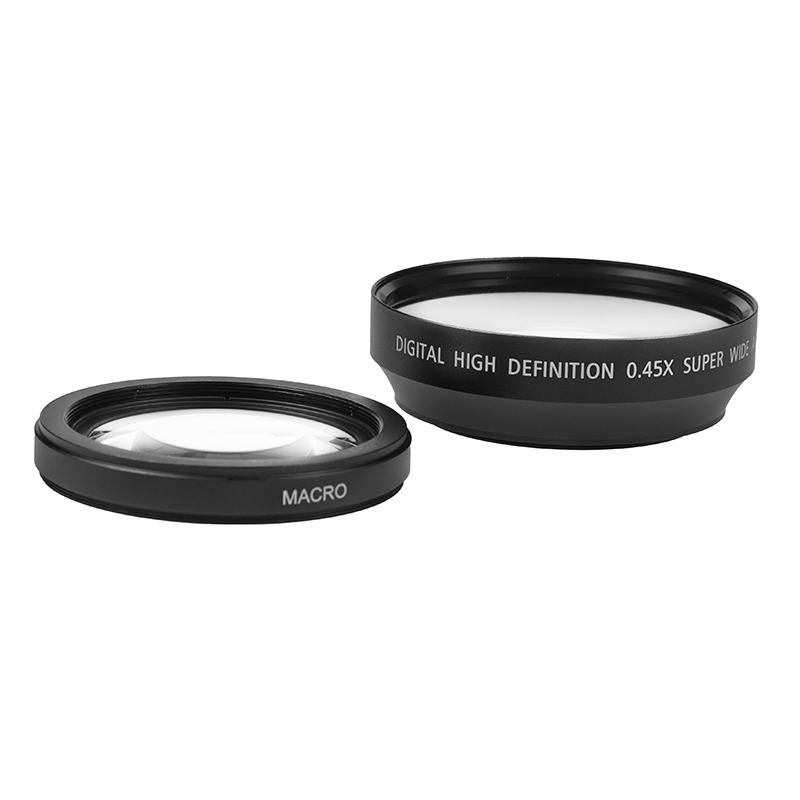 Vlogmagic 62Mm/67Mm/72Mm 0,45x Groothoeklens Met Macro Close-Up Voor Dslr Videocamera 'S Camcorder