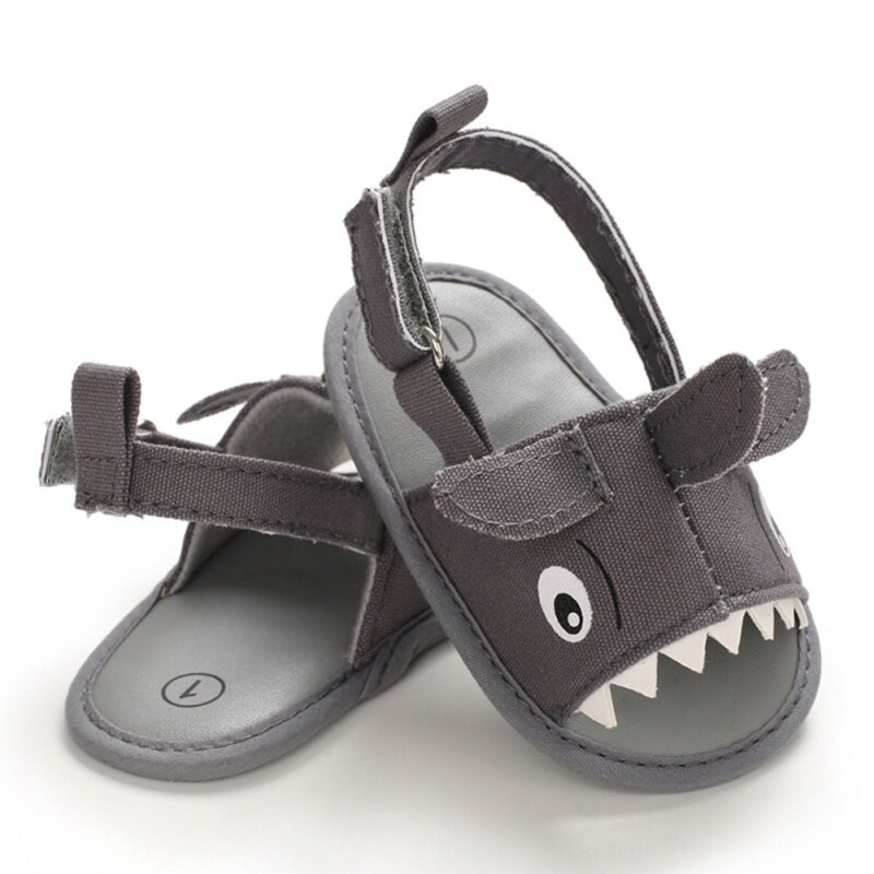 Cute Baby Summer Shoes Boys Cotton Sandal Sneakers Infant Crib Shoes 0-18 Month Causal Anti Slip Baby Sandals12: H / 13-18 Months