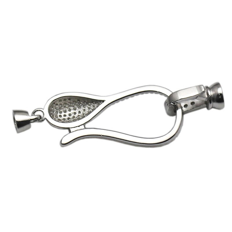 Beadsnice Armband Haken 925 Sterling Zilver Micro Pave Zirconia Ketting Unieke Sieraden Sluiting DIY Accessoires ID 35286