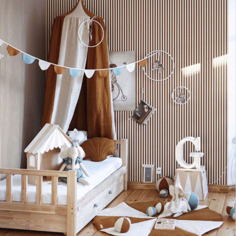 Baby Bett Vorhang freundlicher Zimmer Krippe Netz Baumwolle Hing Kuppel Neugeborenen Bett Zelt