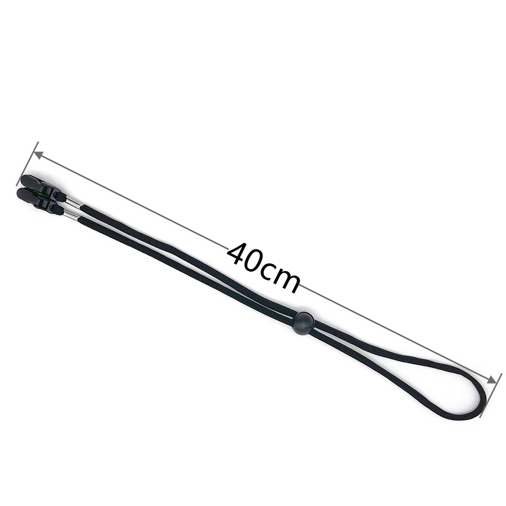 Sombrero elástico de retenedor, cuerda de barbilla, cuerda para montar en bote, Clips de correa para sombrero a prueba de viento, cuerda anticaída, cordón para máscara de viento