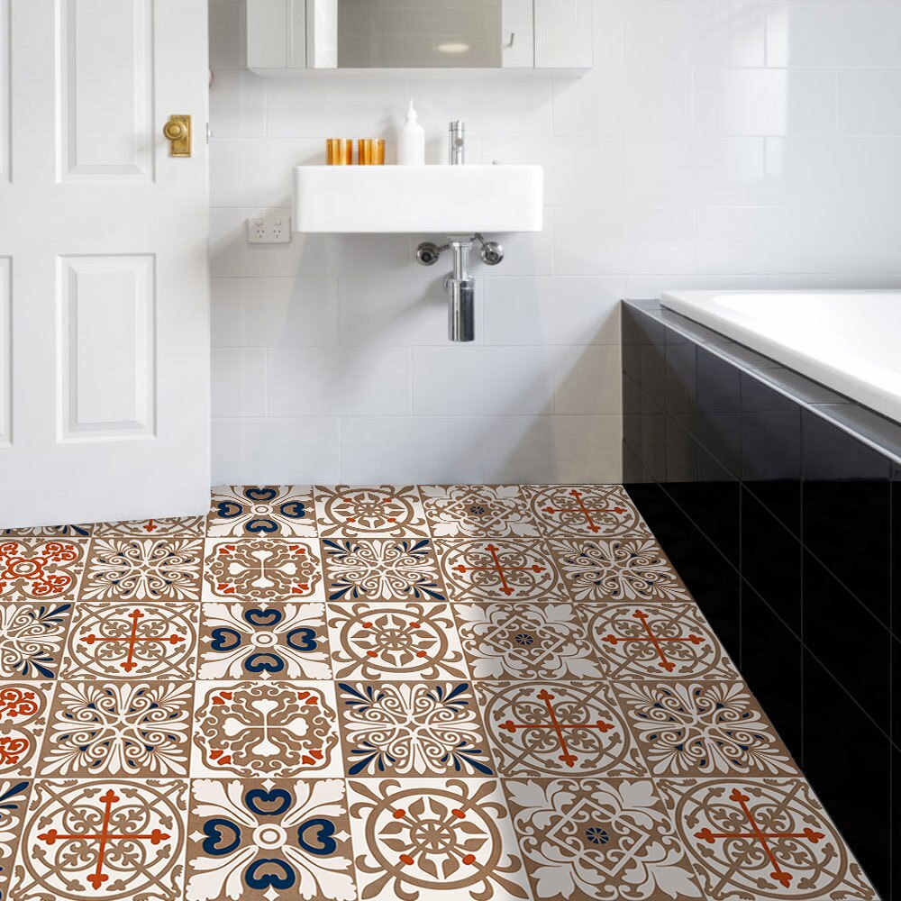 10pcs/set Frosted Tiles Stickers for Kitchen Backs... Grandado