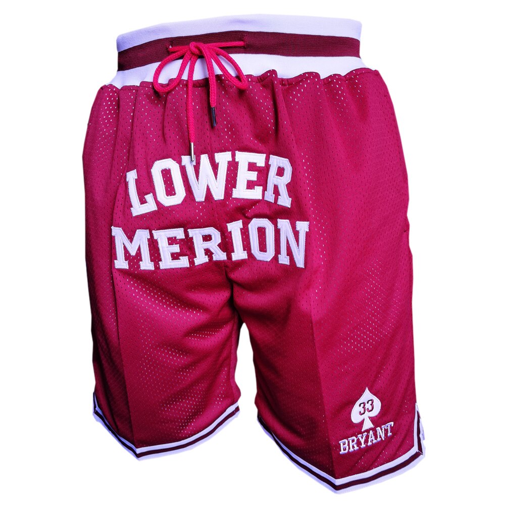 Lower Merion-short de basket-ball pour lycée, avec poches: XXL