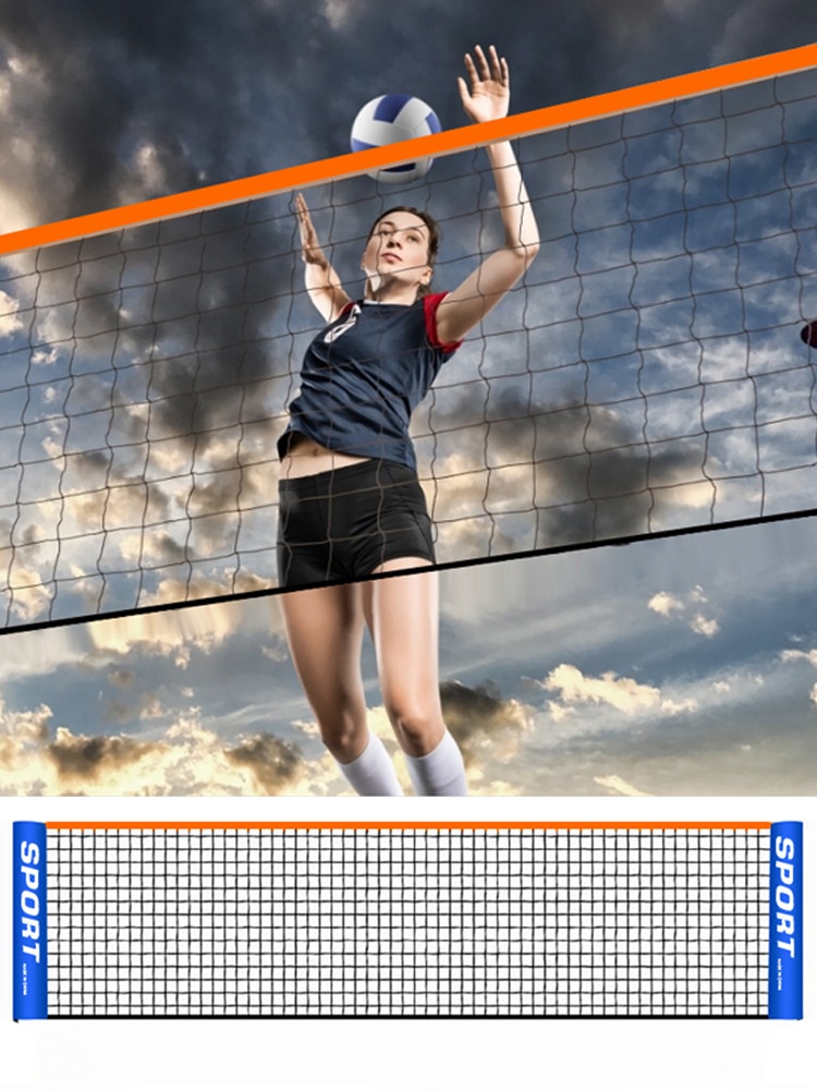 Draagbare Badminton Net Setup Volleybal Netto Voor Tennis Pick Leball Training Indoor Outdoor Sport Badminto Tennis Netto Mesh