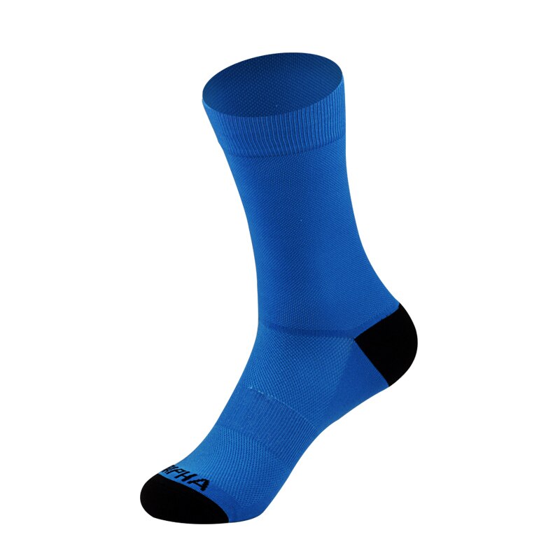 Bikein Professionele Fietsen Sport Sokken Ademend Racefiets Sokken Outdoor Sport Racing Fiets Sok Gratis Size Kousen Sokken: Blue