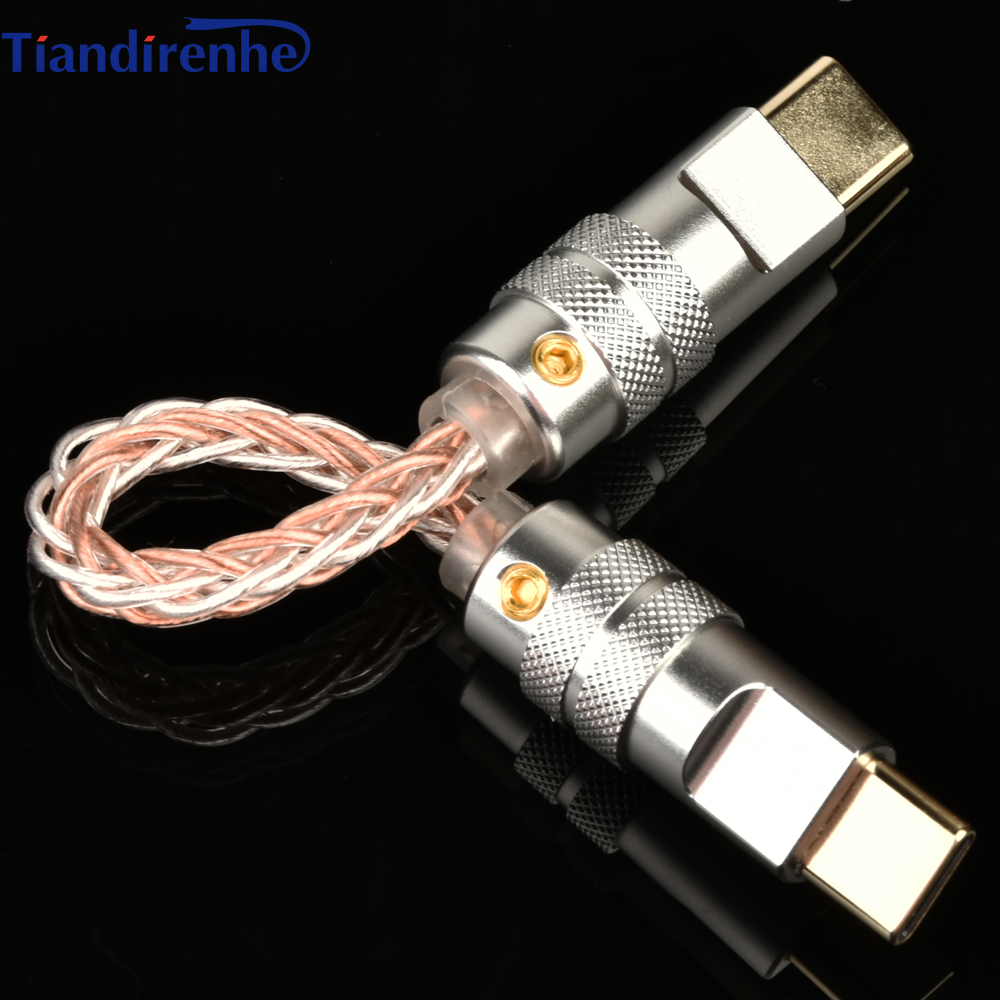Tiandirenhe new upgrade hifi otg cable ios to type-c copper-silver cable for iphone 15 12 13 14 pro max 11 android top quality tt3
