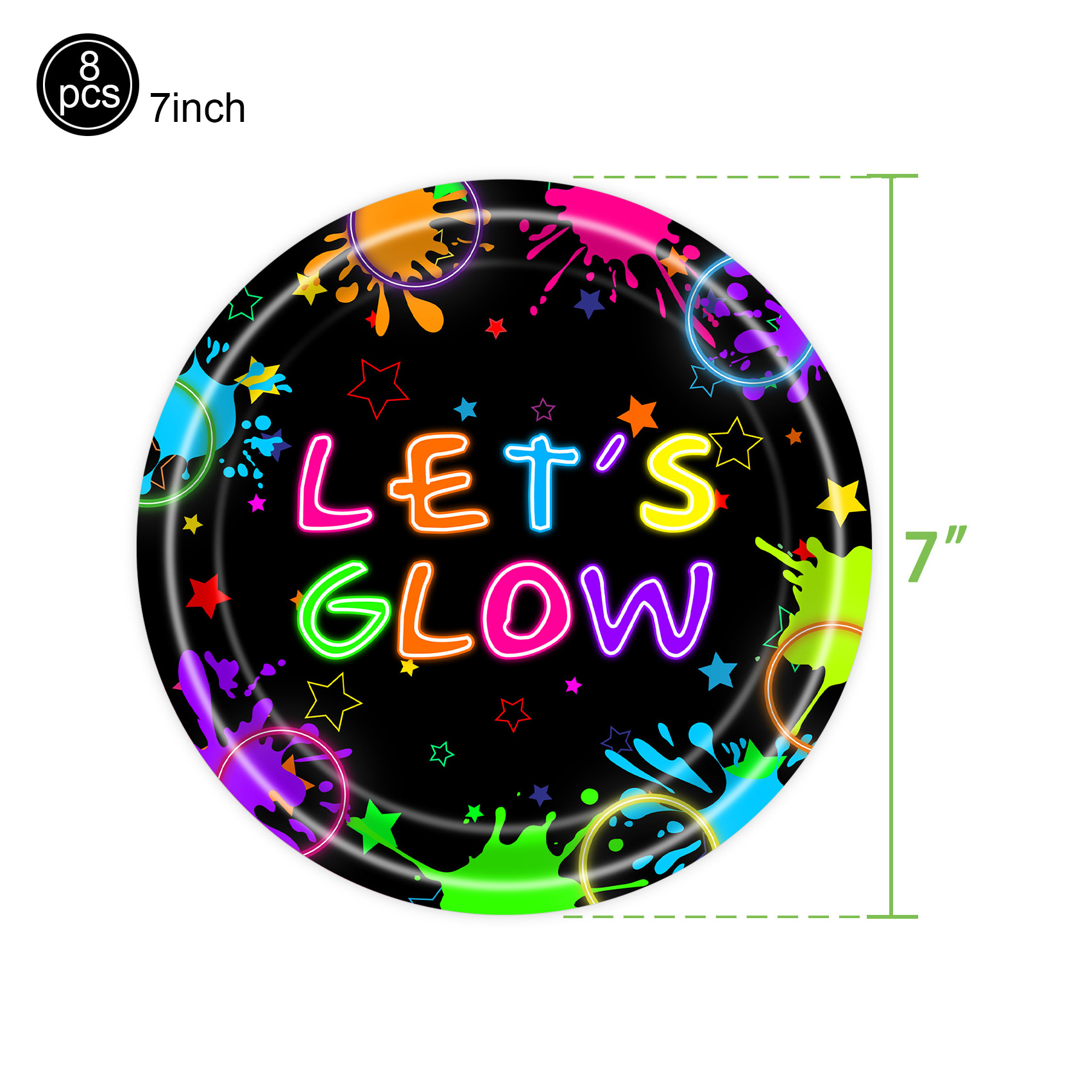 Gants magiques fluorescents lumineux, fournitures de fête qui brillent dans la nuit, néon, fête du nouvel an, mains, doigt, veilleuse, décoration: Saphir profond