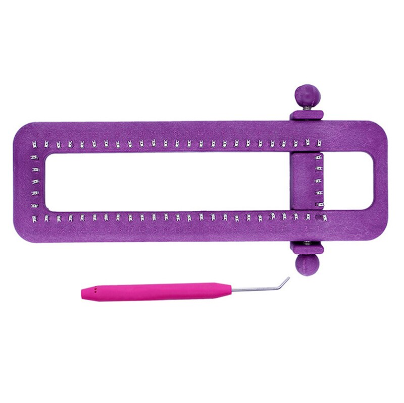 Katech Adjustable Knitting Loom Kit Sock Purple Loom DIY Hand