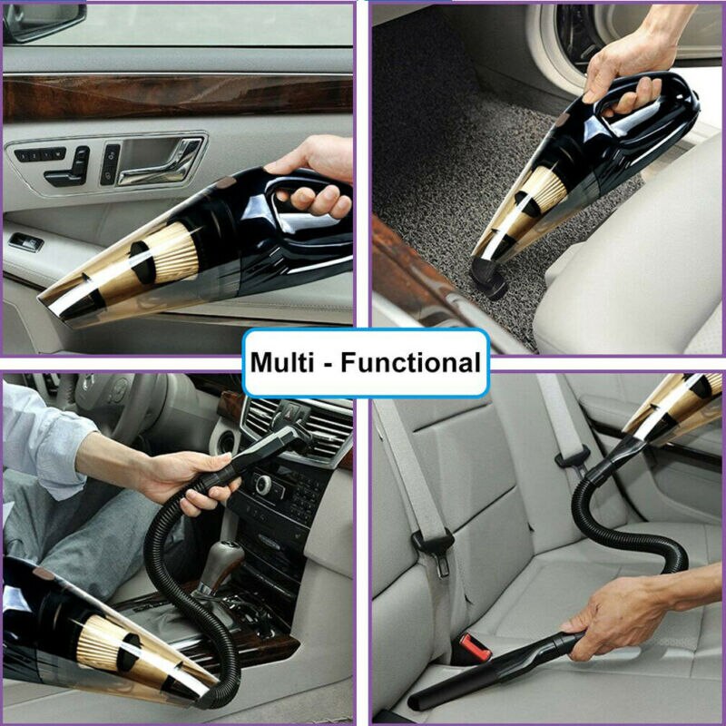 120W 12V Portable Car Vacuum Cleaner Handheld Mini Super Suction Vaccum Cleaner