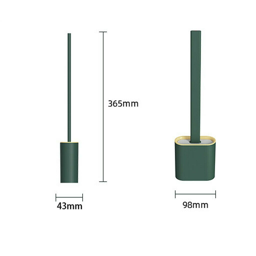 Brosse WC en Silicone, ensemble de toilettes en poils souples sur pied, salle de bains, support plaque, facile à nettoyer, brosse wc