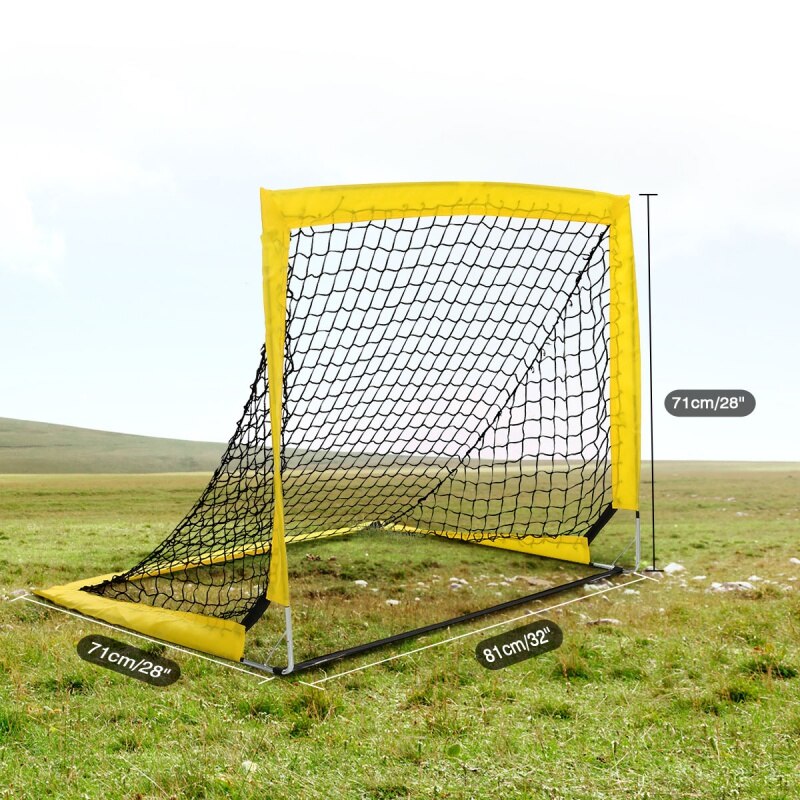 Sports Kids Mini Soccer Goal Set - Backyard/Indoor Mini Net And Ball Set Portable Folding Youth Soccer Goal