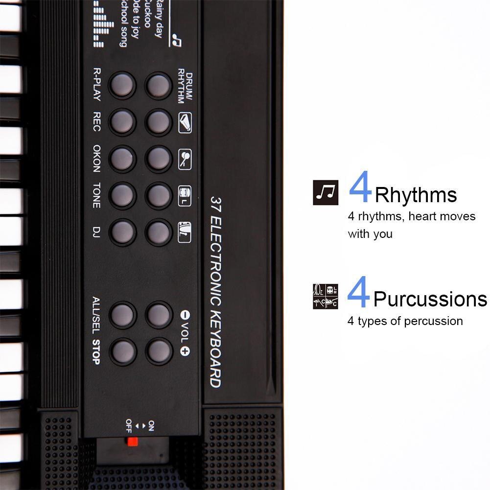 37 Keys Electronic Keyboard Piano Children's Organ Keys Digital Music Key Board With Microphone Musical Enlightenment