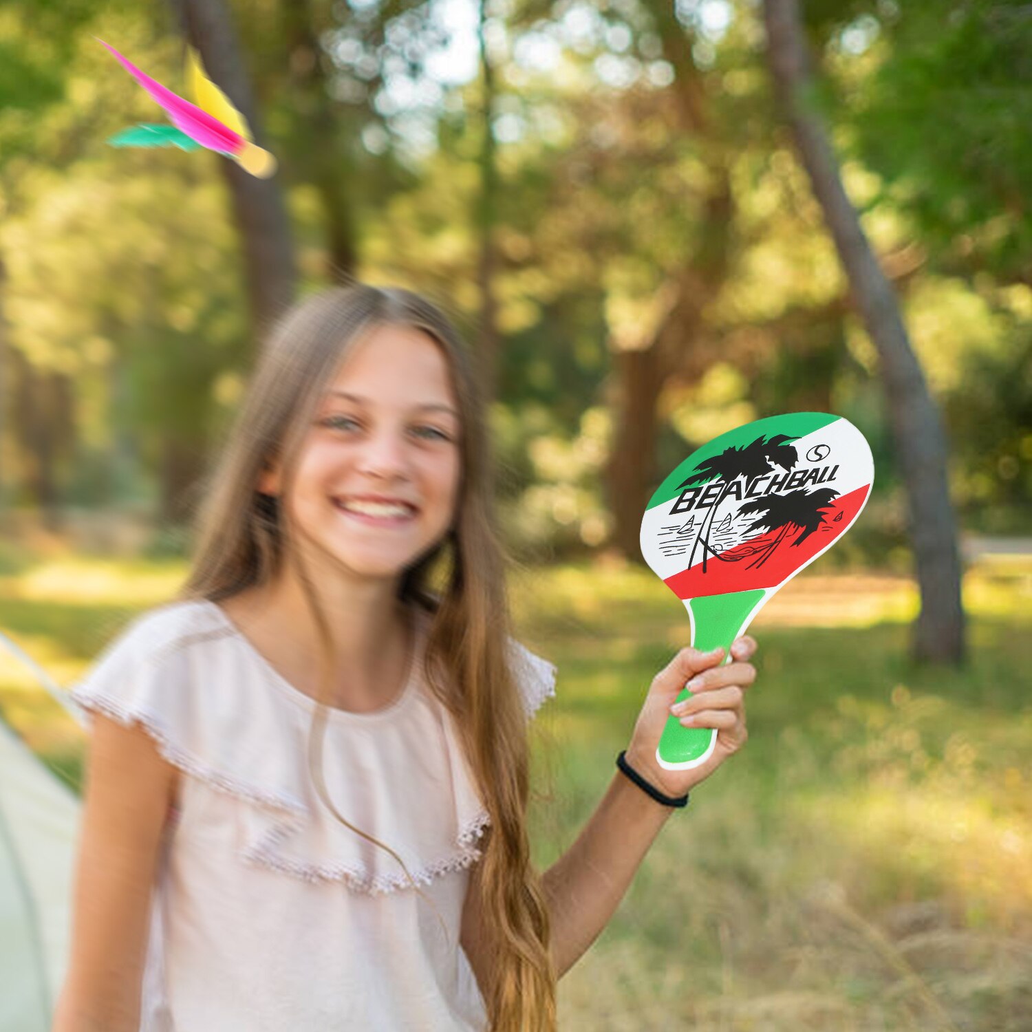 Badminton Schläger Kricket Badminton Schläger 5MM Badminton Schläger Fünf Schichten von hoch-Klasse Pappel Holz Strand Schläger Für freundlicher Erwachsene