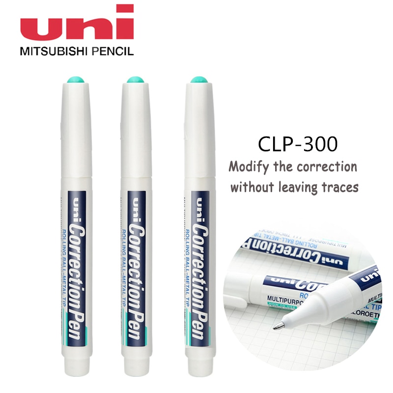 UNI Korrektur Stift 8 ml 1,0mm Flüssigkeit Rolling Ball Metall/Kunststoff Spitze Kapazität Große ungiftig Marker für Büro &amp; Schule Liefert