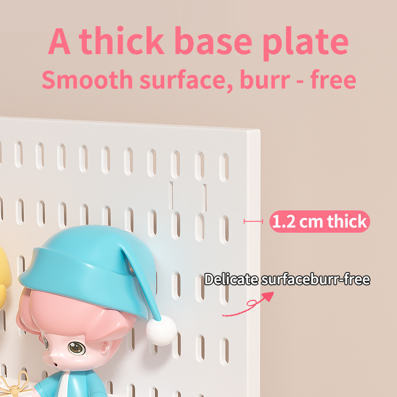 A desk - top storage pegboard for office stationery. Multiple accessories allow for freely - combined vertical display racks.