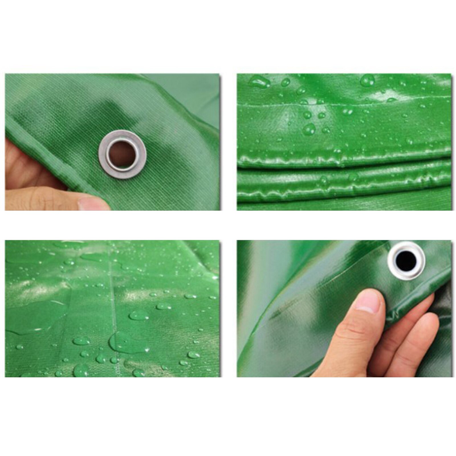 Heavy Duty Poly Tarp Waterproof Tarpaulin Canopy Tarp Camping Tent Shelter Reinforced Boat Car Covers for Outdoors