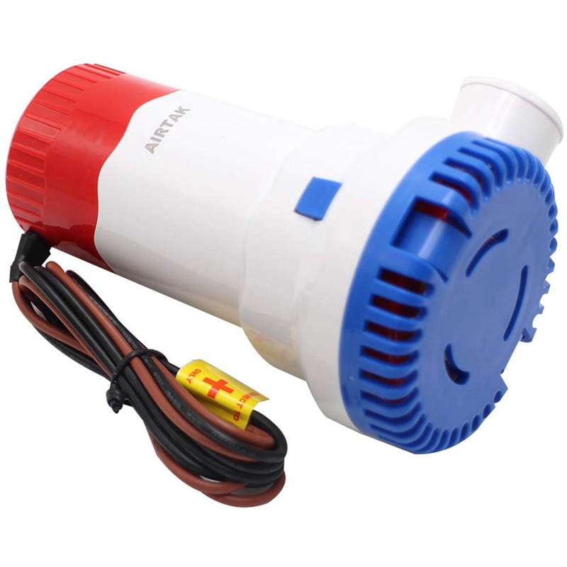 Lenspomp Voor Boot DC12V 1500GPH Kleine Lenspomp 12 Volt Elektrische Waterpomp Geluidsarm Met De Schakelaar