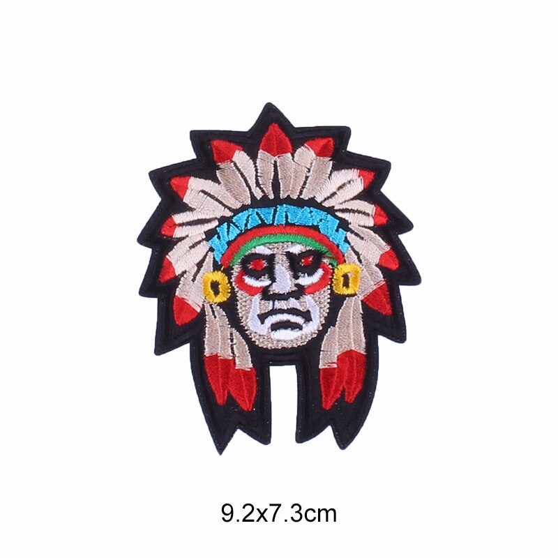 Egyptische Farao Iron On Patches Op Kleding Strepen Stickers Badge Op De Rug Indiase Cool Applique Voor Ambachten Borduren Patch: PE1283CT