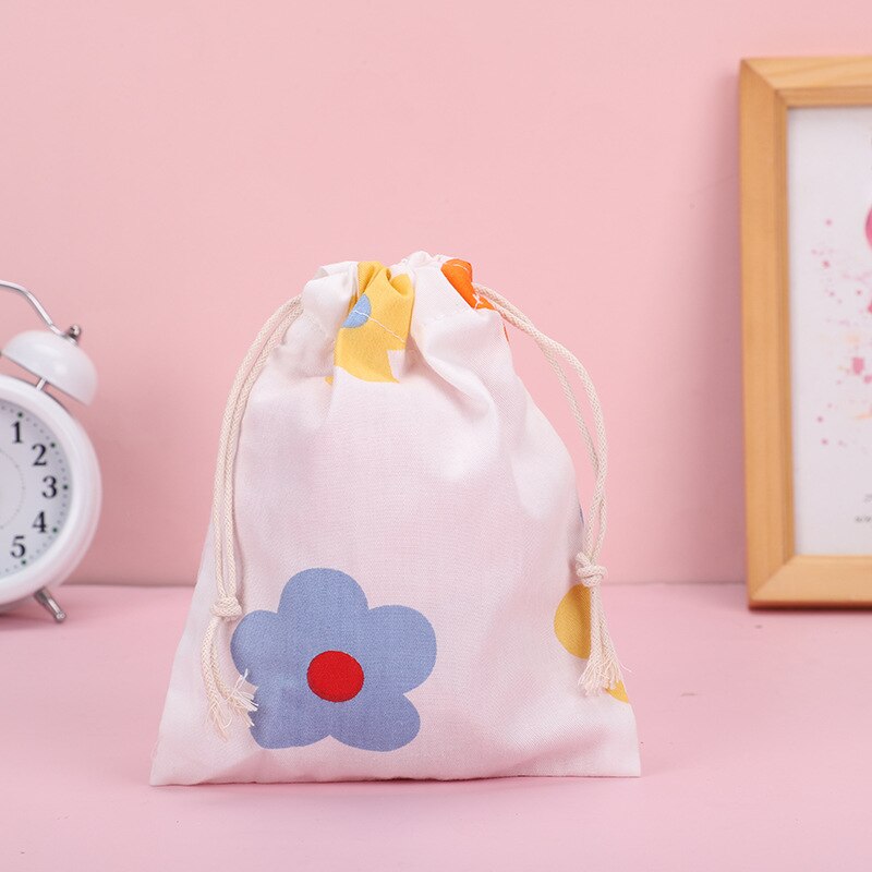 Retro Stijl Bloemen Opslag Tasje Vrouwen Afwerking Opslag Pouch Leuke Make-Up Tas Kerstcadeau Snoep Sieraden Organizer: J