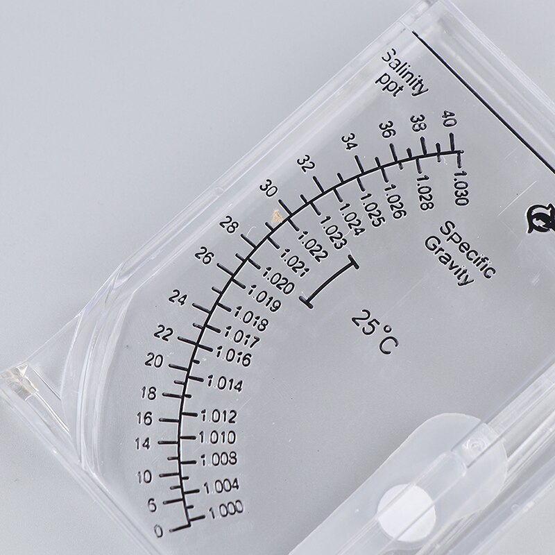 Automatic Square Saltwater Hydrometer Salt Water Salinity Meter For Aquarium Marine Sea Saltwater Accurate