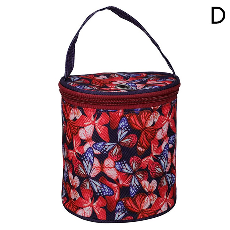 1PCS Yarn Bag Knitting Wrist Bag Handbag Tote for DIY Supplies Wool Holder Crochet Needles Sewing Handbag: D