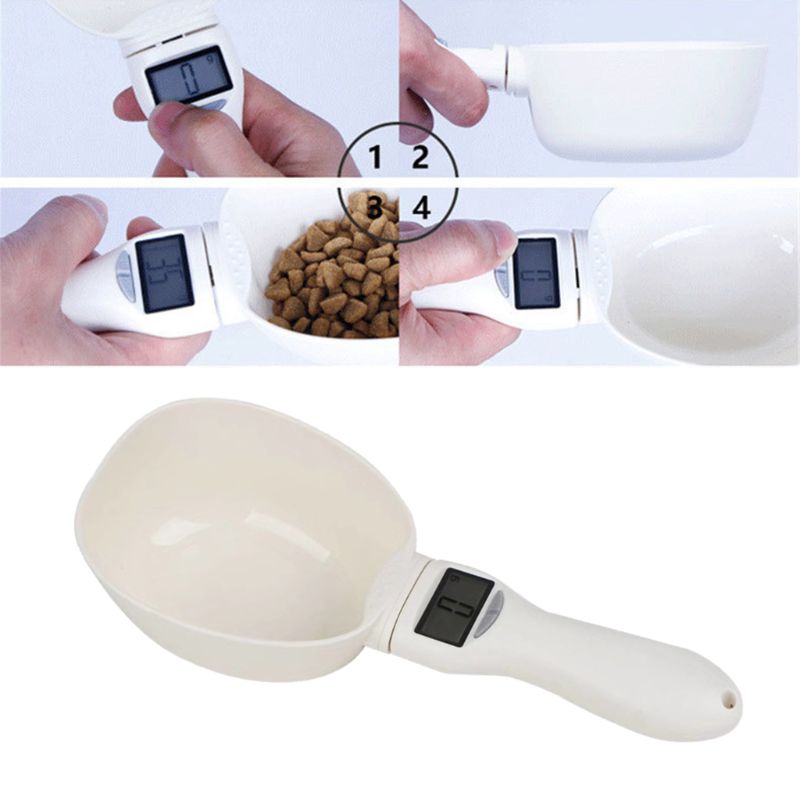 800g/1g 250ml Pet Food Scale Cup for Dog Cat Feeding Bowl Measuring Scoop Scales